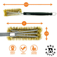 Grill Brush - Brass