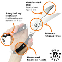 Poultry Shears - Stainless Steel