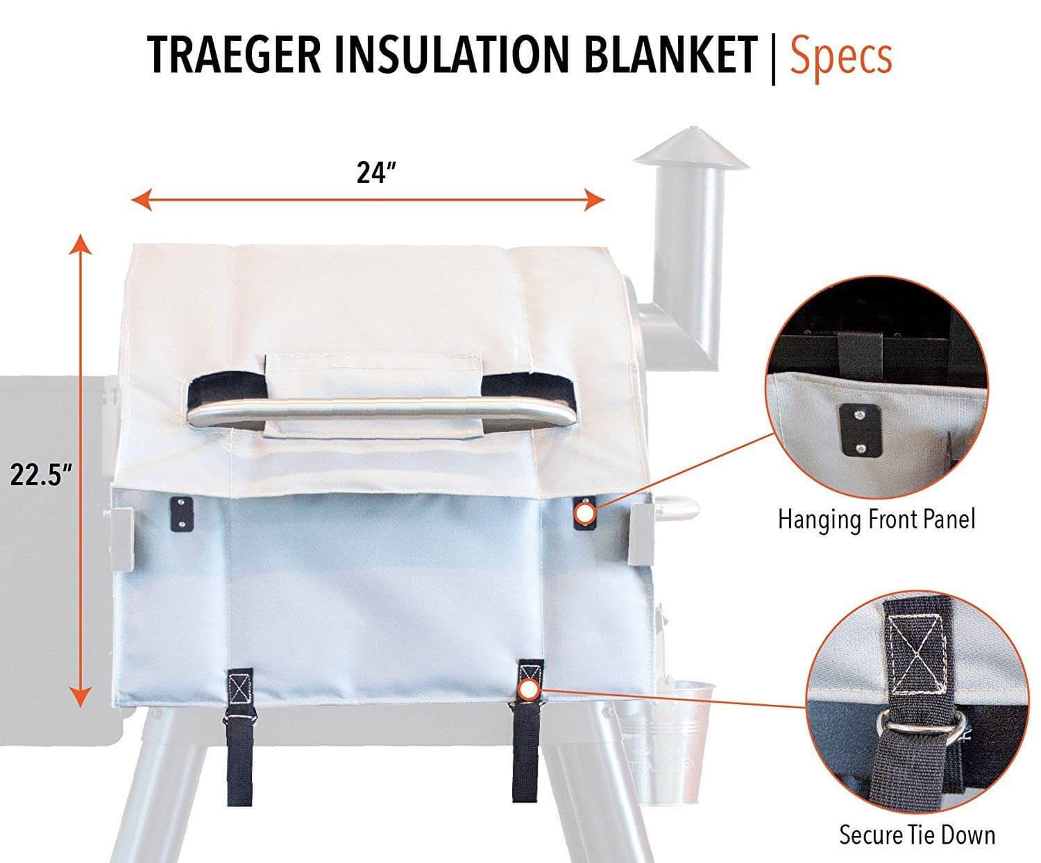 Smoker Insulation Blanket - Large – BBQ Butler
