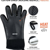 Cotton Lined Silicone Gloves