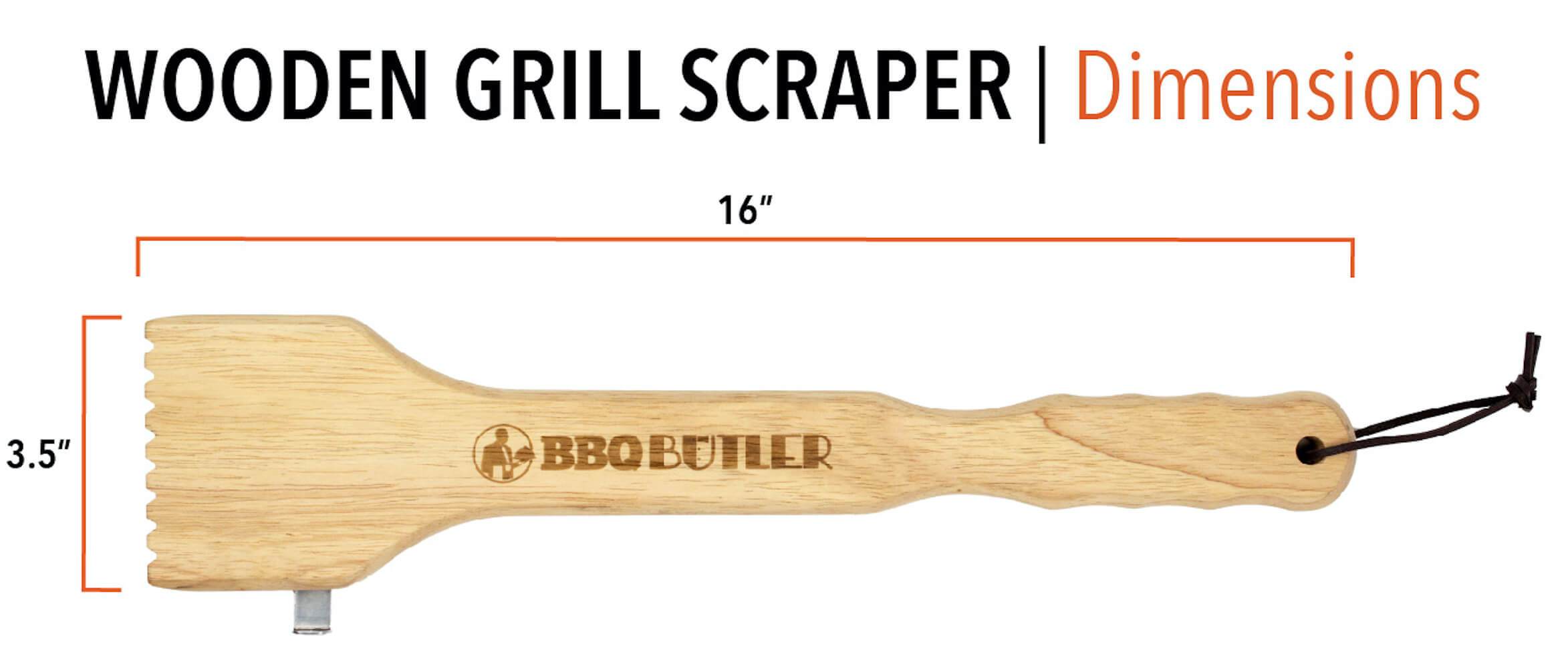 Wooden Grill Scraper - Shop