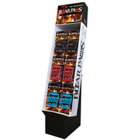 Bear Paw PDQ Multi Color Paws (Black, Red, Teal) With Display
