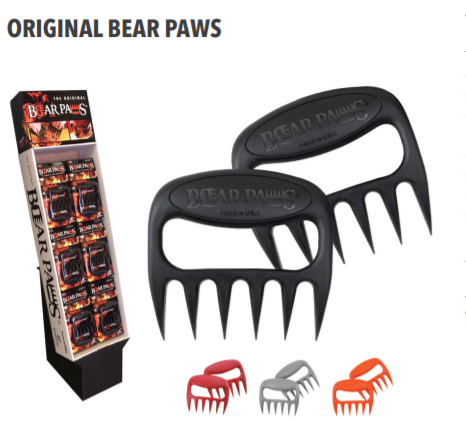 Bear Paw PDQ Display With Paws