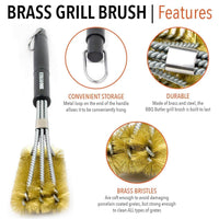 Grill Brush - Brass