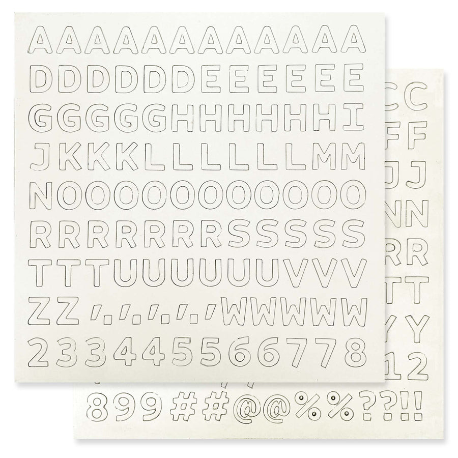 Magnetic Letter Sets - Letters For Board 3/4